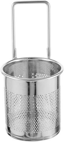 Stainless Steel Hot Pot Hanging Strain Basket for Filtering | Home Use and Restaurant Use, Easy to Clean Design, Mesh Net Basket for Hot Pot Serving