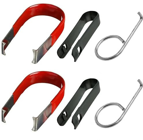 ANBOO 6 Pcs Extracteur De Capuchon De Boulon De Roue, Voiture Couvre l'outil d'extraction, Outil Demontage pour Couvre-écrous pour Retirer Le Cache-écrou de Roue