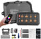 Panneau de commutation à distance Bluetooth Chelhead 12 V 60 A RVB 8 gangs, panneau de commande tactile LED avec fonction de gradation rétroéclairée, contrôle par application, étanche