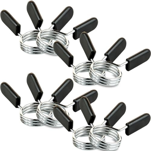 C.P. Sports PAAR Hantelverschlüsse, Feststeller, 30mm, Federverschlüsse, Federclip, Hantel (4 Paar)