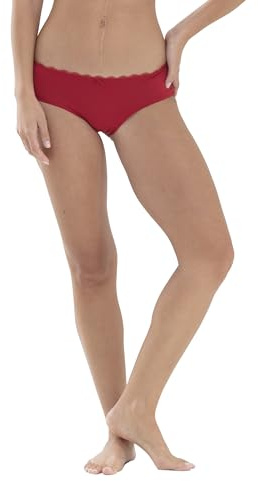 Mey Damen Hipster mit Spitze Serie Amorous | Slip mit hüftigem Sitz, Flacher Bund, Rückteil aus Spitze, Baumwolleinsatz, Grafische Spitze, Gr. 36-46