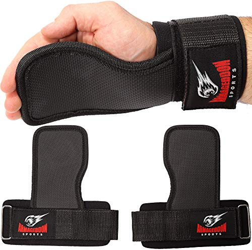 Premium Handgelenkschlaufen mit Gepolstertem Griff für Krafttraining (Paar) | Anti-Rutsch, Robust & Langlebig Gym Griff Für Kreuzheben, Latzug, Klimmzüge & Krafttraining für Sportler & Fitnessbegeisterte