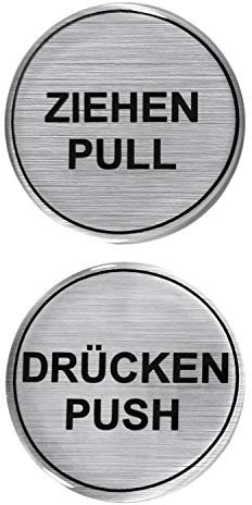 Bike Label Autocollant 3D 900044 WC-Use 50 Cent – Panneau de Porte