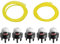 OxoxO Primer Bulb with 2 Size 4 Feet Fuel Line Compatible with Homelite McCulloch Tecumseh Poulan Chainsaw String Trimmer Compatible with 300780001