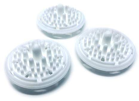 Paint Puck® Paint Brush Cleaner (3-Pack) Silicone Cup Insert Cleaning System | Fine Art, Studio, Classroom | Acrylic, Watercolor, Oil, Thicker Mediums | Reusable, Ecofriendly White