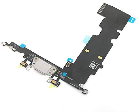 E-REPAIR Charging Port Headphone Jack Flex Cable Replacement For iPhone 8 Plus (Grey)