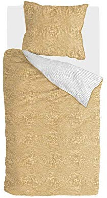 Walra Renforce Bettwäsche Dots and Doodles ockergelb