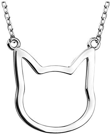 Sofia Milani - Damen Halskette 925 Silber - Katze Anhänger - 50291