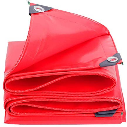 GJSN Große Heavy Duty Persenning Verstärkte Gegurtet Rand Tarps Mit Tüllen, Wasserdicht Heavy Duty Für Überdachung-Zelt, Boot, Lkw Oder Pool Abdeckplane Wasserdicht Heavy Duty,5M X 10M