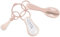 BÉABA Set Accessoires Toilette Bébé/Enfant pour Thermomètre de Bain + Coupe Ongle + Peigne Brosse Old Pink