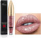 18 Farben Diamant glänzender langanhaltender Lippenstift,3D Shining Stars Perlglanz Lipgloss,Shimmer Metallic Texture Liquid,lang anhaltender Lipgloss,wasserdichte langlebiger Not Stick Cup (07)