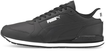PUMA St Runner V3 L, Unisex – Erwachsene Turnschuhe, Schwarz Puma Schwarz Puma Schwarz Puma Weiß, 44,5 EU