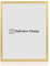 Stallmann Design Bilderrahmen 'Galeria53' | Größe: 80x100cm | Farbe: Gold | 20mm schmale Rahmenleiste