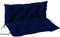 STILISTA® Bankauflage 100 x 98 x 8 cm Visco Effekt Indoor und Outdoor, blau