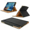Black Leather Case for Apple iPad Air 3rd Generation (2019) Air3 & iPad Pro 10.5-inch (2017) Pro10.5, Premium Leather 10.5” Auto Wake/Sleep Protective Cover, Magnetic Flip Folio Stand Case