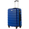 COOLIFE Koffer Premium Koffer Hartschalenkoffer Trolley Rollkoffer Reisekoffer Kofferset Handgepäck mit TSA-Schloss und 4 Rollen (rein blau, Großer Koffer)