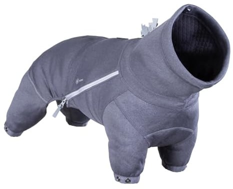 Hurtta Midlayer Overall, Hundemantel, BlackBerry-Schwarz, 25S