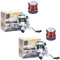 Zite Fishing Angelrollen-Set | Forellen-Rolle bespult mit Angelschnur | je 2 Aluminium-Spulen | 2 Stück Stationär-Rolle | Spinn-Rolle mit Schnellklapp-Kurbel | 0,25mm & 0,35mm Angelschnur