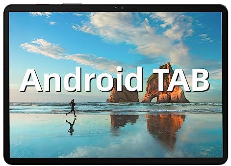 Tablet 10 Pollici Android 12, Tablet in Offerta 4GB RAM 64GB/TF 128GB ROM, Tablet HD 1.5Ghz Quad Core, Dual Caméra, 6000mAh, Tablet con Wifi offerte Bluetooth Netflix Type-C Tablet Android(Nero)