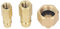 Changor Nachrüst-Adapterteile, Kupfer 1/4 Zoll Innengewinde, goldener Schalter, hochfestes Klimaanlagen-Adapter-Set, High-Low-Anschluss für R134A Changor