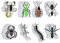 DIYBravo 8Pcs Resin Silicone Insect Animal Mould - Scorpion, Ant, Lizard, Centipede, Spider Halloween 3D Ornament Earring UV Epoxy for DIY Crafts Mischief Pranks