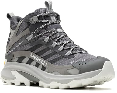 Merrell Herren Moab Speed Mid Sneaker, Asphalte, 44 EU