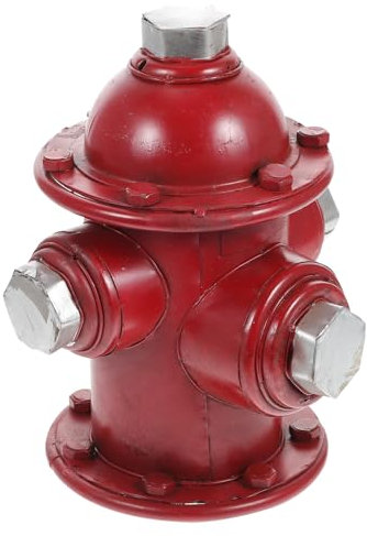 Kisangel Retro-feuerhydranten Sterben Dog Pee Post Hydranten Rasenverzierung Feuerwehr Deko Wohnung Blumentopf Vintage Outdoor Feuerwehr Blumentopf Hydrant Garten Statue Eisen Laternenmast