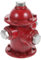 Kisangel Retro-feuerhydranten Sterben Dog Pee Post Hydranten Rasenverzierung Feuerwehr Deko Wohnung Blumentopf Vintage Outdoor Feuerwehr Blumentopf Hydrant Garten Statue Eisen Laternenmast