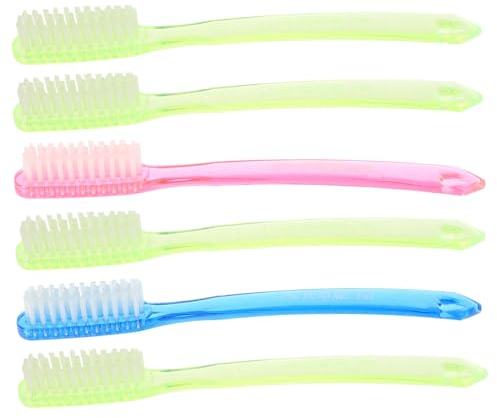 minkissy Zahnbürste Extra Hart 6 Stücke Erwachsene Zahnbürsten Für Tiefe Reinigung Harte Zahnbürsten Für Erwachsene