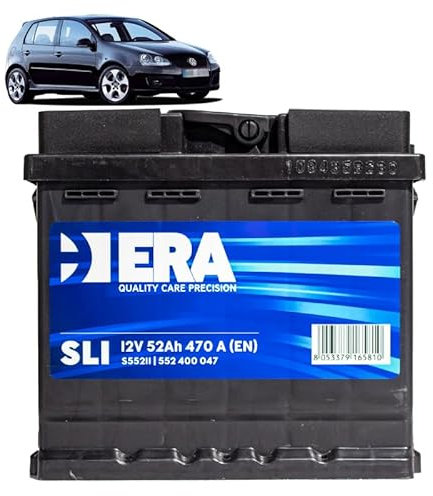 Batteria 50Ah per Volkswagen Golf 5 V 1.2 1.4 1.6 benzina 2004-2013