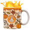 Taza de café de cerámica de Halloween, taza de calabaza fantasma espeluznante, taza de fantasma espeluznante, taza de beber de Halloween, taza de cerámica de calabaza divertida, taza de café