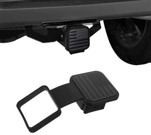 IUSOT Anhängerkupplung Abdeckung, Anhängerkupplung Empfänger, Gummi Anhängerkupplung Abdeckung,Abdeckung Anhängerkupplung KFZ Kugelkopf, Staubstecker kompatibel mit 2002-2013 2002-2014 1500/2500/3500