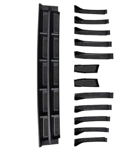 Xiixuuj Radiator Grille Cover - Precise Bumper Upper Grill,Metal Mesh Blocks Debris, Replacement Parts Grid Accessories, Thickened Grid Accessories For Car