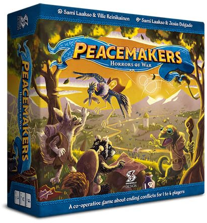 Snowdale Design Peacemakers: Horrors of War, kooperatives Kartenspiel, ab 14 Jahren, 1–4 Spieler, 60–120 Minuten Spieldauer