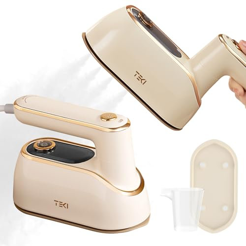 Travel Steamer for Clothes Portable Rotary Iron 1200W Small Travel Steam Iron for Home Bedroom College 150ml Water Tank Foldable Wrinkle Remover