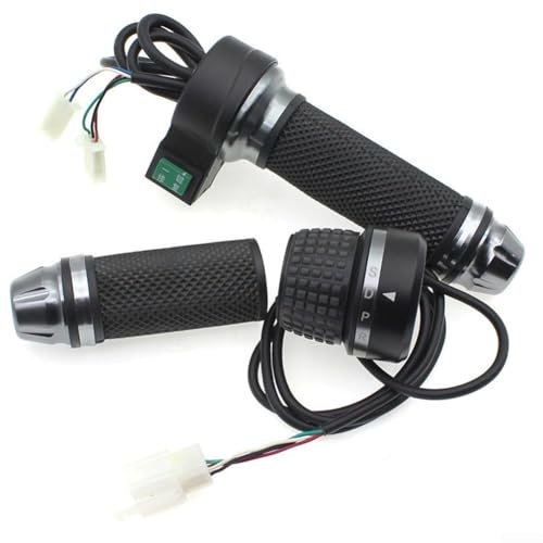 ZAMETTER Mango del acelerador de control de velocidad de motocicleta eléctrica, 22 mm, 4 velocidades, DSPR, mango de control de velocidad de vehículo eléctrico, compatible con bicicletas eléctricas