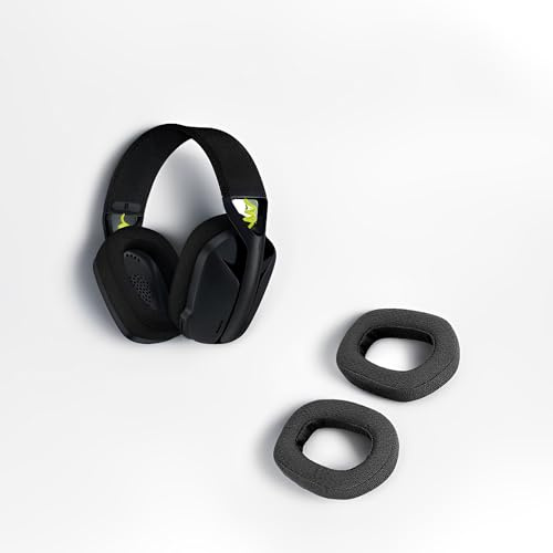 Replacement Ear Pads for G435 LIGHTSPEED Wireless Gaming Headset - Soft Sound Isolation Ear Cushions Professional Comfort Upgrade (Black)