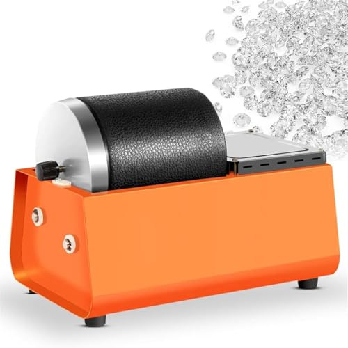 Electric Rock Tumbler Polisher, Einstellbare Geschwindigkeit Leiser Betrieb, zum Polieren von Steinen, Münzen
