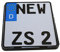 Kennzeichenhalter Motorrad 180 x 200mm Nummernschildhalter Kennzeichenträger schwarz Halterung Nummernschild