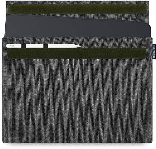 Adore June Business Funda para Apple iPad Pro 12 9 2018 12,9 Pulgadas con Apple Pencil/Apple Pencil 2 Soporte, Gris/Negro