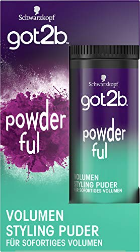 got2b Schwarzkopf POWDER' ful Haaransatz Puder Volumen, 1er Pack (1 x 10 g)