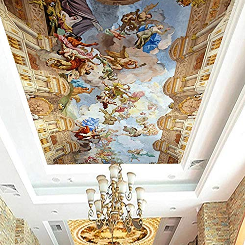 Großes Wandbild Europäische 3d Baldachin Tapete Hotel Thema Veranda Hintergrund Wand Große Halle fototapete 3d effekt tapete tapeten wald vintage wandbild wandbilder kinderzimmer-350cm×256cm