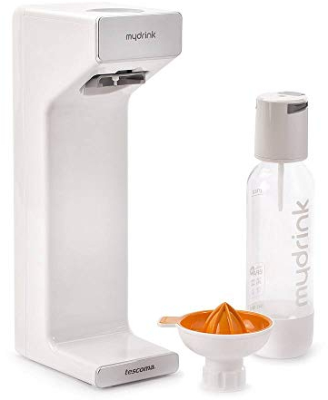 myDRINK Trinkwassersprudler I Frisches Sprudelwasser & Limonaden zu Hause zubereiten I Inkl. CO2-Zylinder für 85L, Rezeptbuch I Einfach, wirtschaftlich und umweltfreundlich