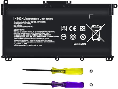 HT03XL Battery L11119-855 HTO3XL Laptop Replacement for HP Pavilion 15-DA 15-DB 15-DW 15-CS 15-DY 17-by 17-CA 14-CE 14-CF 14-DF 14-DQ 14-DK 15z-cw100 15-da0014dx 15-DB0011DX 15-cs0053cl HSTNN-LB8M