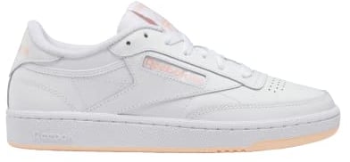 Reebok Damen Sneaker, Leder, Ftwr White Ftwr White Aura Orange, 37.5 EU