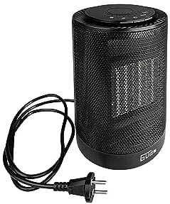 Güde Calefactor de cerámica GKH 1200 DT (1200 W, 2 niveles de calor, 15 m³ máx. de calefacción, elemento calefactor de cerámica PTC, oscilación, temporizador, pantalla LED, protección contra