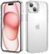 iCatchy Case for iPhone 15 Plus 6.7-inch, Non-Yellowing Anti Slip [Military Grade Drop Protection] Shockproof Bumper Cover Scratch Resistant Clear Back (Clear)