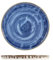 H&H Cobalto Set 6 Piatti Frutta, Porcellana, 19cm