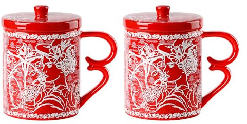 Porlien Rote Tassen Set (Dame)