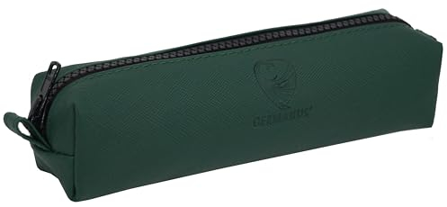 GERMANUS Federmäppchen Schlamper Aurel, Leder - Made in EU (Grün)